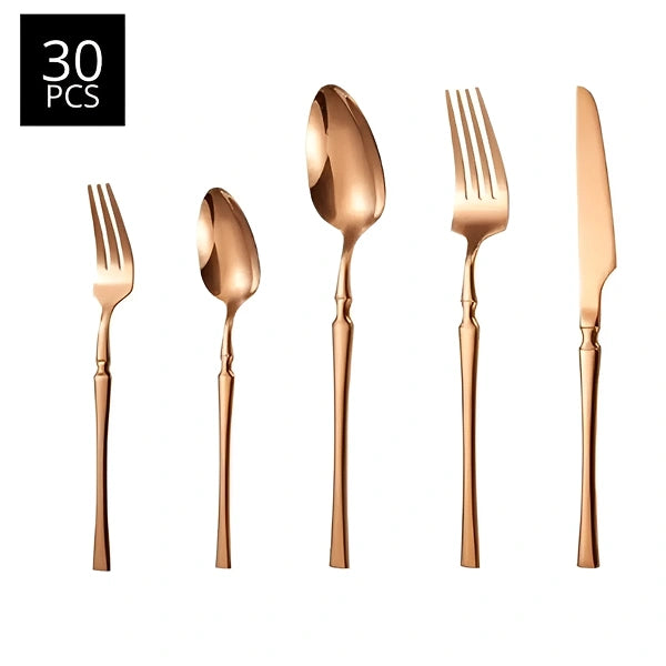 Jogo de Talheres Europeu de 30 Peças Roma - BelaHome