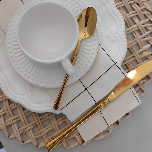 Jogo de Talheres Europeu de 30 Peças Roma - BelaHome