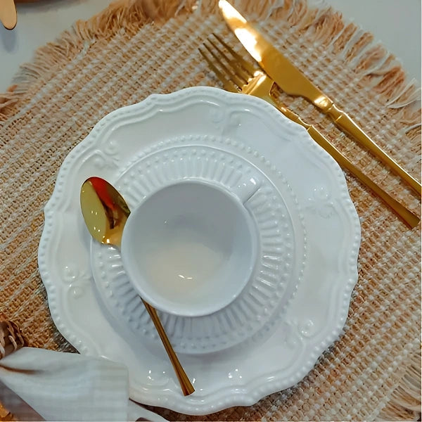 Jogo de Talheres Europeu de 30 Peças Roma - BelaHome