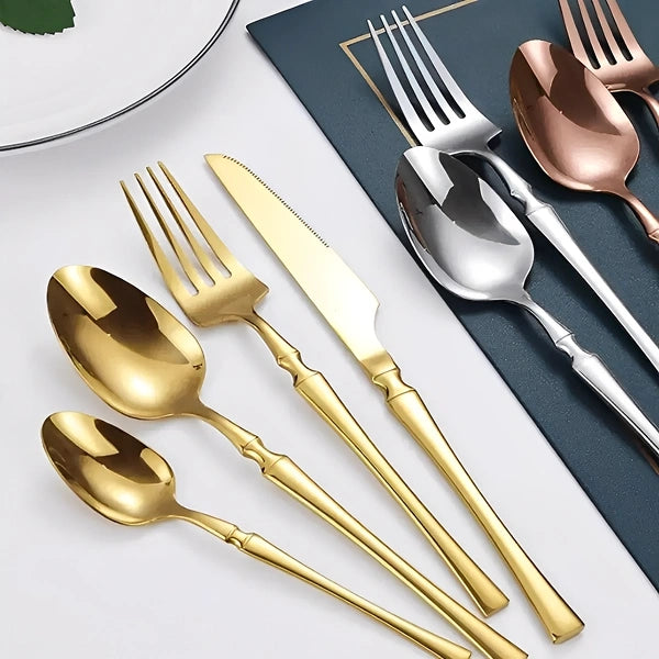 Jogo de Talheres Europeu de 30 Peças Roma - BelaHome